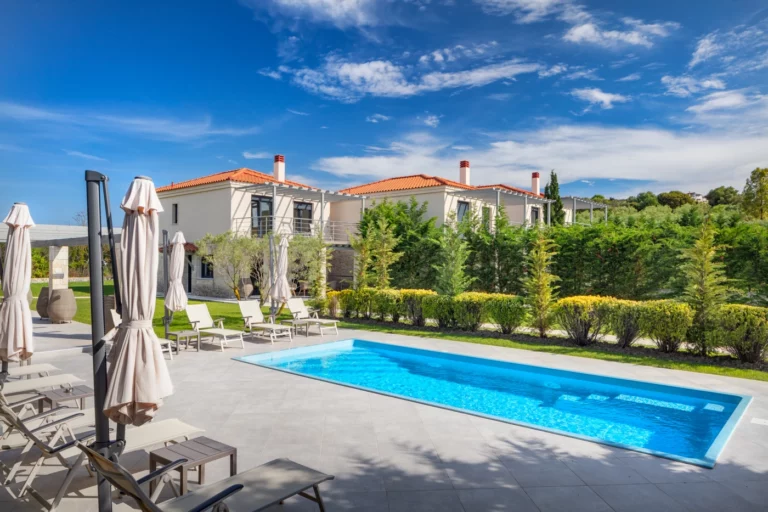 Shared swimming pool in the resort