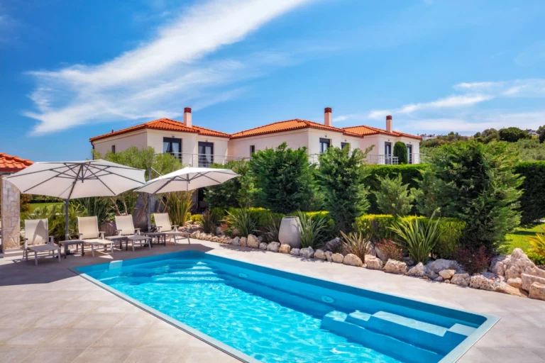 Shared swimming pool in the resort